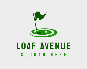 Golf Sport Tournament logo design