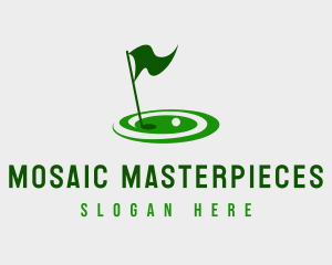 Golf Sport Tournament logo design