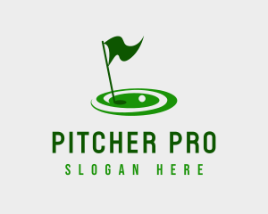 Golf Sport Tournament logo design