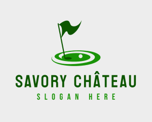 Golf Sport Tournament logo design