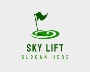 Golf Sport Tournament logo design