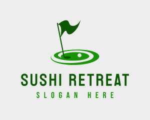 Golf Sport Tournament logo design