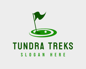 Golf Sport Tournament logo design