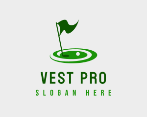 Golf Sport Tournament logo design