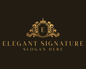 Elegant Royal Crown logo design