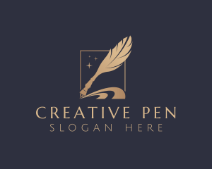 Quill Writer Publisher logo design