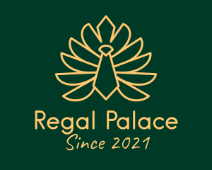 Regal Monoline Peacock logo design