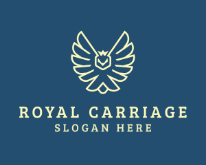 Soaring Royal Eagle logo design