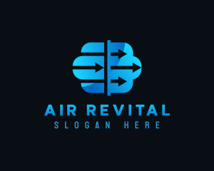 Air Cooling HVAC logo design