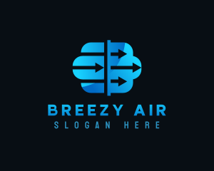 Air Cooling HVAC logo design