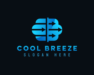 Air Cooling HVAC logo design