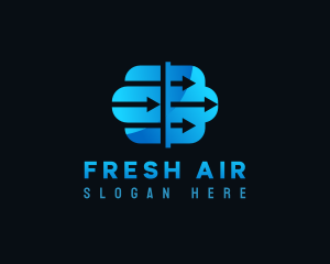 Air Cooling HVAC logo design