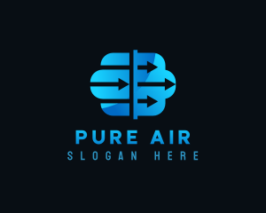 Air Cooling HVAC logo design