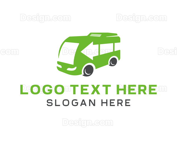 Green Van Bus Logo