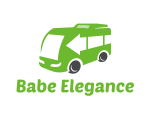 Green Van Bus logo design