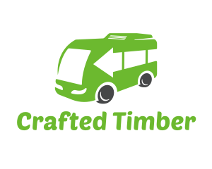 Green Van Bus logo design