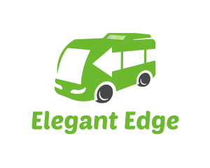 Green Van Bus logo design