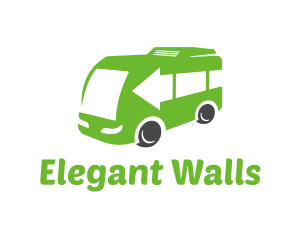 Green Van Bus logo design