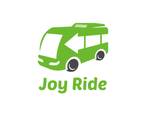 Green Van Bus logo design