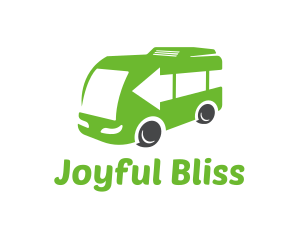 Green Van Bus logo design