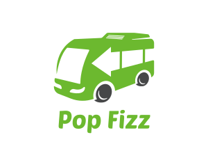 Green Van Bus logo design