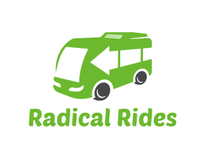 Green Van Bus logo design