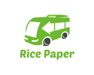 Green Van Bus logo design