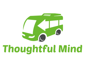 Green Van Bus logo design