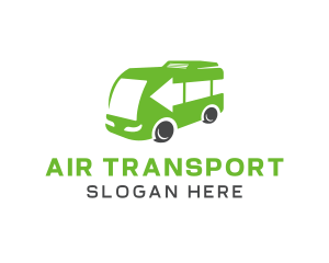 Green Van Bus logo design