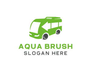 Green Van Bus logo design