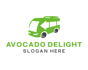 Green Van Bus logo design