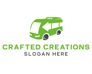 Green Van Bus logo design