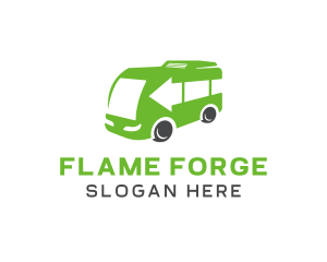 Green Van Bus logo design