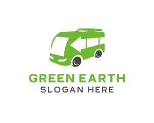 Green Van Bus logo design