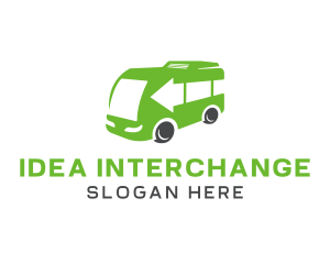 Green Van Bus logo design