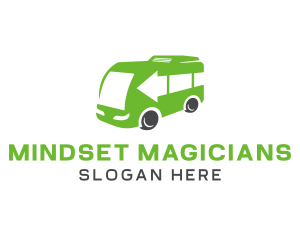 Green Van Bus logo design