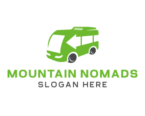 Green Van Bus logo design