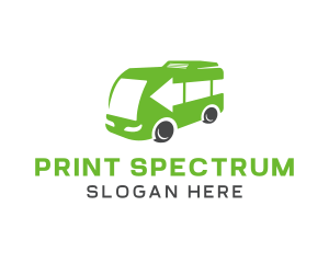 Green Van Bus logo design