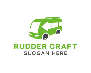 Green Van Bus logo design