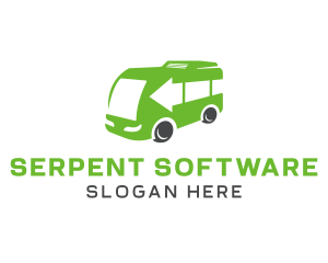 Green Van Bus logo design