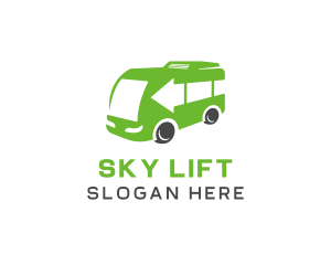 Green Van Bus logo design