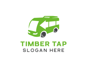 Green Van Bus logo design