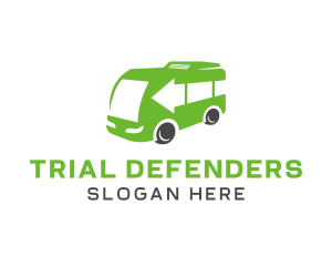 Green Van Bus logo design