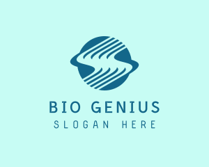 Biotech Wave Laboratory logo design