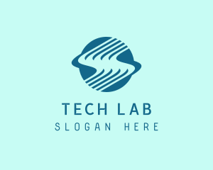 Biotech Wave Laboratory logo design