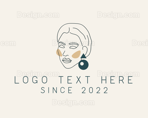 Lady Jewelry Accessory Logo