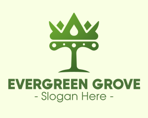Green Tree Crown logo