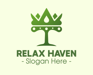 Green Tree Crown logo