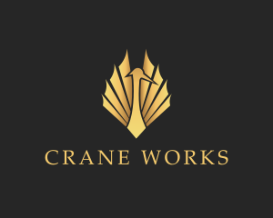 Golden Crane Wings logo