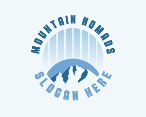 Outdoor Mountain Summit logo design